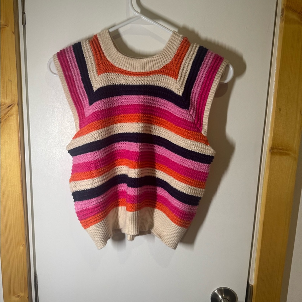 THML Multicolor Striped Knit Top
